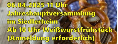 Jahreshauptversammlung 2025